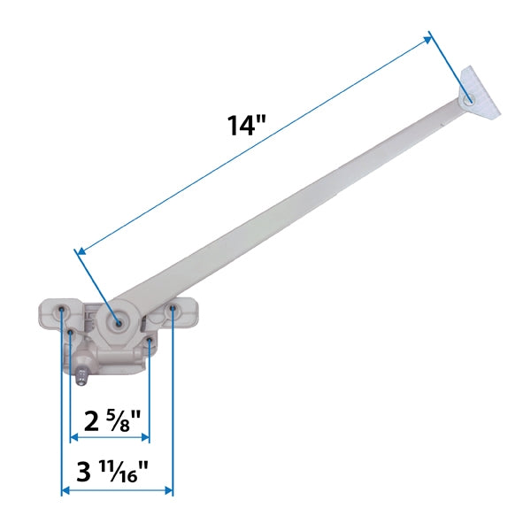 Andersen E-Z Straight Arm Operator (Right Hand) Corrosion Resistant (1995 to Present) | WindowParts.com.