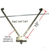 Andersen Awning Window Operator #A4-7082A (Long Arm) in Stone Color (1981-1995) | WindowParts.com.