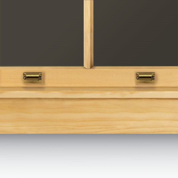 Andersen Finger Lifts (Pair) in Antique Brass Finish | WindowParts.com.