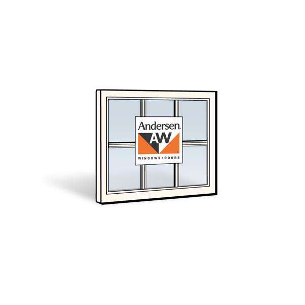 Andersen 2046 Upper Sash with White Exterior and White Interior with Dual-Pane Finelight Glass | WindowParts.com.