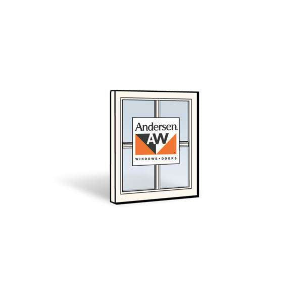 Andersen 18210 Upper Sash with White Exterior and Natural Pine Interior with Low-E4 Finelight Glass | WindowParts.com.