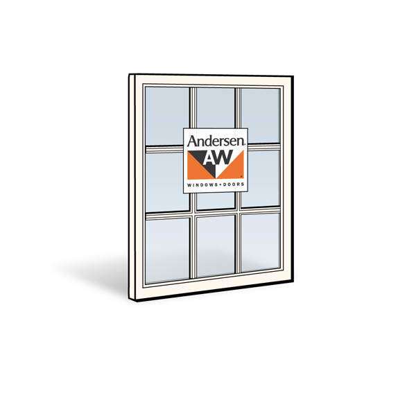 Andersen 2462 Upper Sash with White Exterior and Natural Pine Interior with Low-E4 Finelight Glass | WindowParts.com.