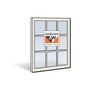 Andersen 2462 Upper Sash with White Exterior and Natural Pine Interior with Low-E4 Finelight Glass | WindowParts.com.