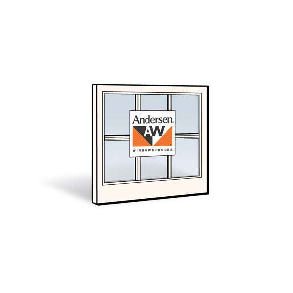 Andersen 2046 Lower Sash with White Exterior and Natural Pine Interior with Low-E4 Finelight Glass | WindowParts.com.