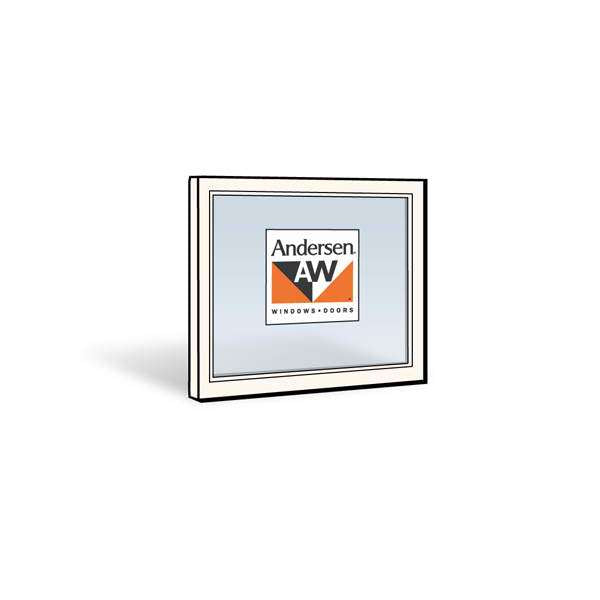 Andersen 2842 Upper Sash with White Exterior and Natural Pine Interior with Dual-Pane 3/8 Glass | WindowParts.com.