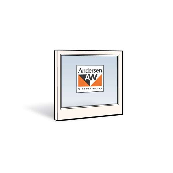 Andersen 2042 Lower Sash with White Exterior and Natural Pine Interior with Dual-Pane 5/8 Glass | WindowParts.com.