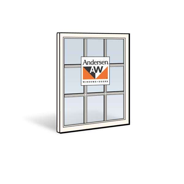 Andersen 2462 Upper Sash with White Exterior and White Interior with Dual-Pane Finelight Glass | WindowParts.com.