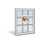 Andersen 2462 Upper Sash with White Exterior and White Interior with Dual-Pane Finelight Glass | WindowParts.com.