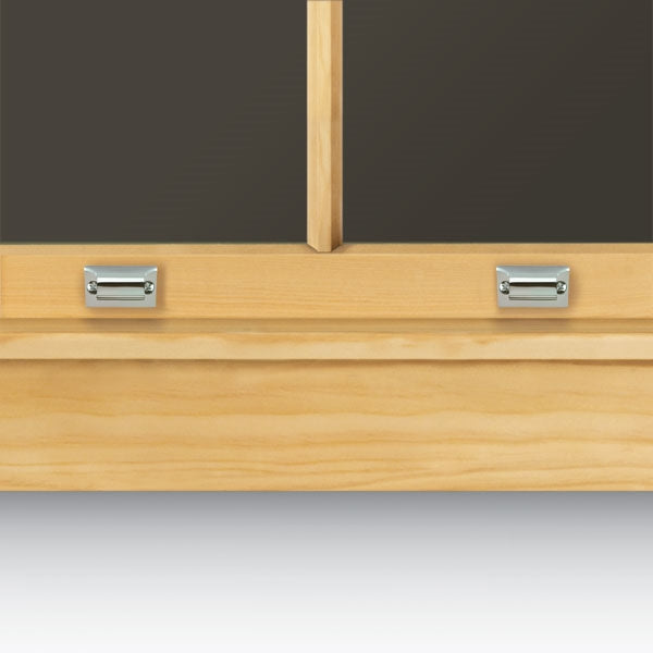 Andersen Finger Lifts (Pair) in Polished Chrome Finish | WindowParts.com.