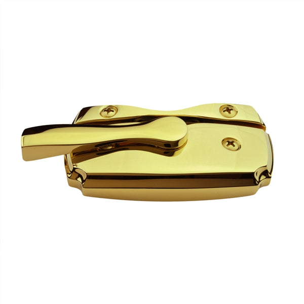 Andersen Sash Lock & Keeper in Bright Brass Finish | WindowParts.com.