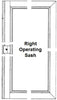 Andersen G805-R Gliding Window Operating Sash in White Color | WindowParts.com.
