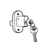 Andersen Exterior Keyed Lock (3-Panel Door) in Silver Satin Color (1968 to Present) | WindowParts.com.