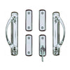 Andersen Newbury 4-Panel Gliding Door Interior Hardware Set in Chrome(Half-Kit) | WindowParts.com.