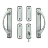 Andersen Newbury 4-Panel Gliding Door Interior Hardware Set in Satin Nickel(Half-Kit) | WindowParts.com.