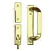 Andersen Anvers 2-Panel Gliding Door Interior Hardware Set in Bright Brass(Half-Kit) | WindowParts.com.