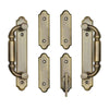 Andersen Covington 4-Panel Gliding Door Interior Hardware Set in Antique Brass(Half-Kit) | WindowParts.com.