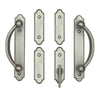 Andersen Encino 4-Panel Gliding Door Interior Hardware Set in Distressed Nickel(Half-Kit) | WindowParts.com.