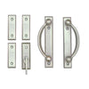 Andersen Yuma 4-Panel Gliding Door Interior Hardware Set in Distressed Nickel(Half-Kit) | WindowParts.com.