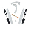 Andersen Tribeca Style (Double Active) Exterior Hardware Set in White - Half Kit | WindowParts.com.