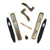 Andersen Newbury Style (Double Active) Exterior Hardware Set in Antique Brass - Half Kit | WindowParts.com.