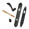 Andersen Encino Style (Single Active) Exterior Hardware Set in Distressed Bronze - Left Hand - Half Kit | WindowParts.com.
