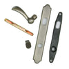 Andersen Encino Style (Single Active) Exterior Hardware Set in Distressed Nickel - Left Hand - Half Kit | WindowParts.com.