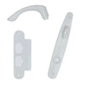 Andersen Tribeca Style (Single Active) Interior Hardware Set in White - Left Hand - Half Kit | WindowParts.com.