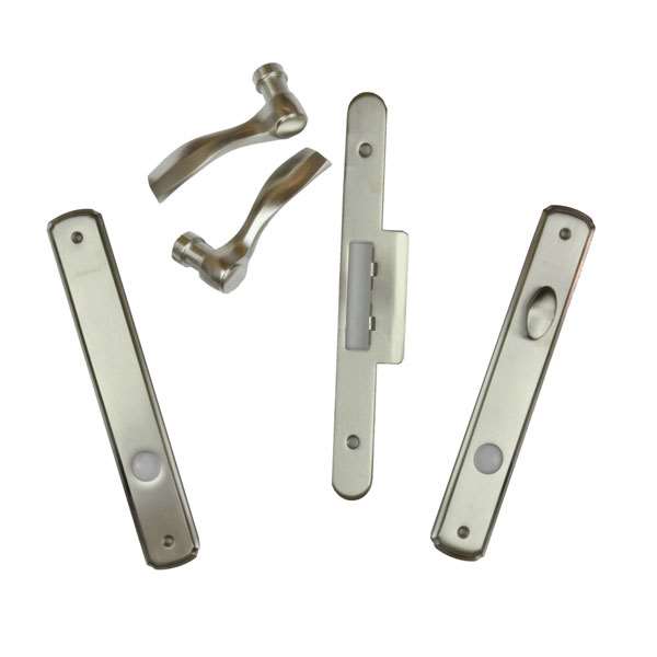 Andersen Newbury Style (Double Active) Interior Hardware Set in Satin Nickel - Half Kit | WindowParts.com.