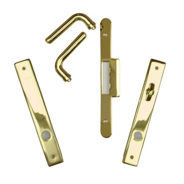 Andersen Anvers Style (Double Active) Interior Hardware Set in Bright Brass - Half Kit | WindowParts.com.