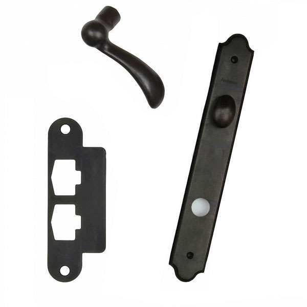 Andersen Encino Style (Single Active) Interior Hardware Set in Distressed Bronze - Left Hand - Half Kit | WindowParts.com.