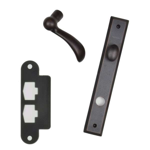 Andersen Yuma Style (Single Active) Interior Hardware Set in Distressed Bronze - Left Hand - Half Kit | WindowParts.com.