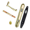 Andersen Whitmore Style (Single Active) Exterior Hardware Set in Bright Brass - Right Hand - Half Kit | WindowParts.com.