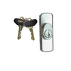Andersen Newbury Style - Exterior Keyed Lock with Keys (Right Hand) in Brushed Chrome | WindowParts.com.