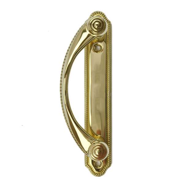 Andersen Whitmore Style Handle (Left Hand Interior or Right Hand Exterior) in Bright Brass Finish | WindowParts.com.