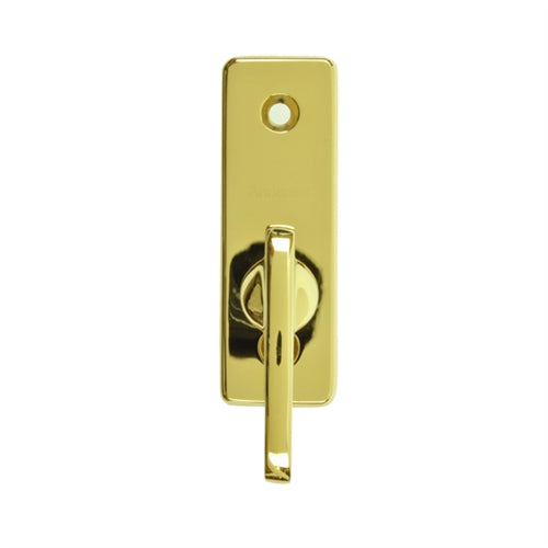 Andersen Anvers Style Gliding Door Thumb Latch in Bright Brass | WindowParts.com.