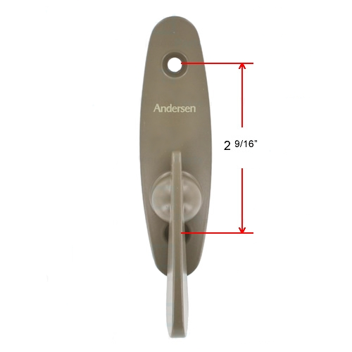 Andersen Tribeca Style Gliding Door Thumb Latch in Stone Color | WindowParts.com.