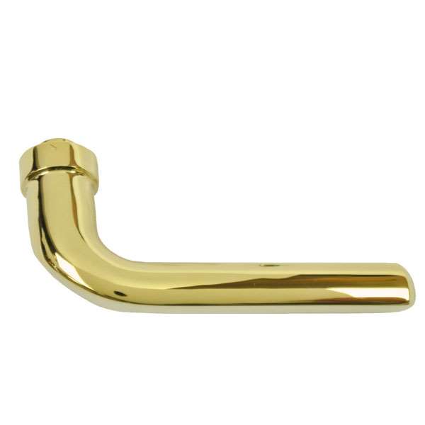 Andersen Anvers Style Lever Handle (Right Hand) in Bright Brass | WindowParts.com.