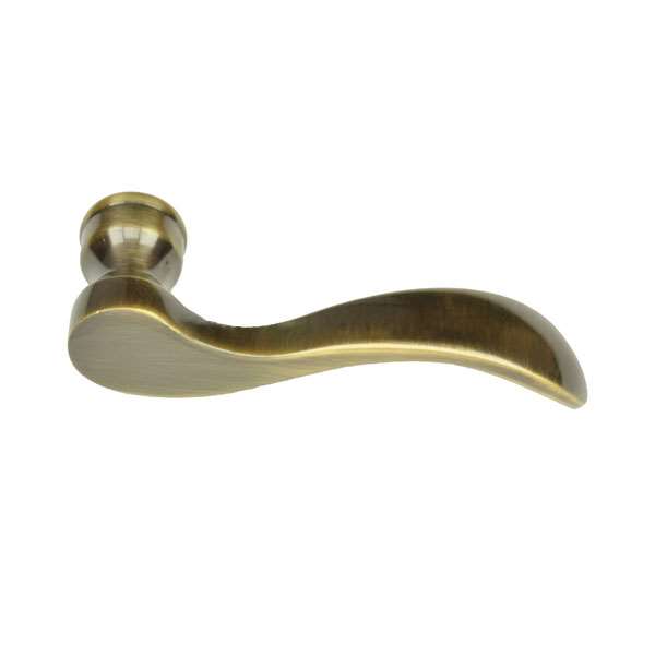 Andersen Covington Style Lever Handle (Right Hand) in Antique Brass | WindowParts.com.