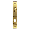 Andersen Anvers Style (Active-Panel) Interior Escutcheon Plate in Bright Brass finish | WindowParts.com.