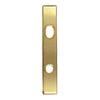 Andersen Anvers Style (Active-Panel) Exterior Escutcheon Plate in Bright Brass finish | WindowParts.com.