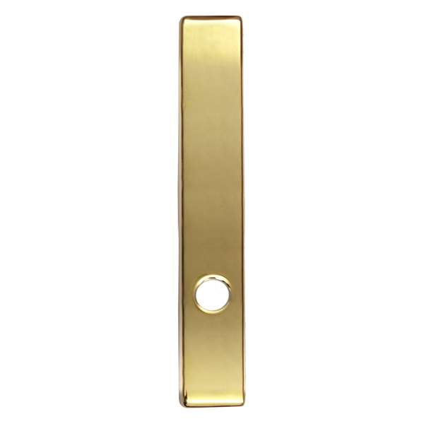 Andersen AnversÿStyle (Passive-Panel) Exterior Escutcheon Plate in Bright Brass finish | WindowParts.com.
