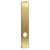 Andersen AnversÿStyle (Passive-Panel) Exterior Escutcheon Plate in Bright Brass finish | WindowParts.com.