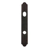 Andersen Encino Style (Active-Panel) Exterior Escutcheon Plate in Distressed Bronze finish | WindowParts.com.