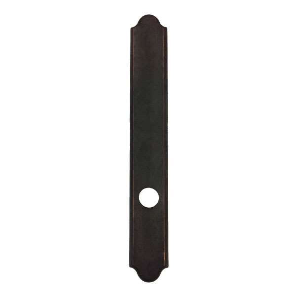 Andersen Encino Style (Passive-Panel) Exterior Escutcheon Plate in Distressed Bronze finish | WindowParts.com.
