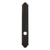 Andersen Encino Style (Passive-Panel) Exterior Escutcheon Plate in Distressed Bronze finish | WindowParts.com.
