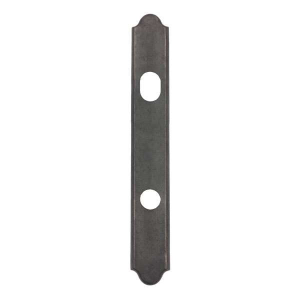 Andersen Encino Style (Active-Panel) Exterior Escutcheon Plate in Distressed Nickel finish | WindowParts.com.