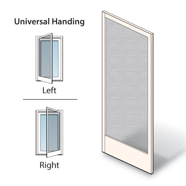 Andersen Frenchwood Hinged Patio Door Universal Hinged Insect Screen FWH2968 in White | WindowParts.com.