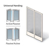 Andersen Frenchwood Hinged Patio Door Double Insect Screen Kit FWH6068 in White | WindowParts.com.