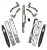 Andersen Newbury Style (Double Active) Hinged Door Hardware Set in Polished Chrome | WindowParts.com.