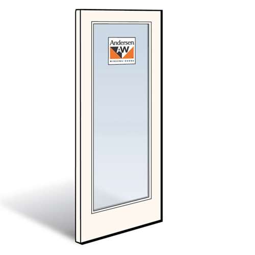 Andersen Stationary Panel White Exterior with White Interior High-Performance Low-E4 Sun Tempered Glass Size 2768 | WindowParts.com.